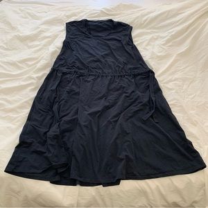 Cos navy jersey dress